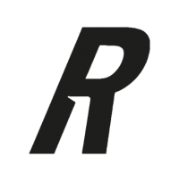 R in schwarz auf weißem Hintergrund
