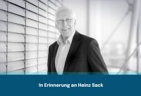 In Erinnerung an unseren Senior Chef Heinz Sack